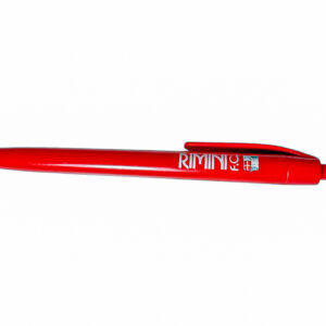 Penna rossa con inserto bianco Rimini FC - scrittura nero