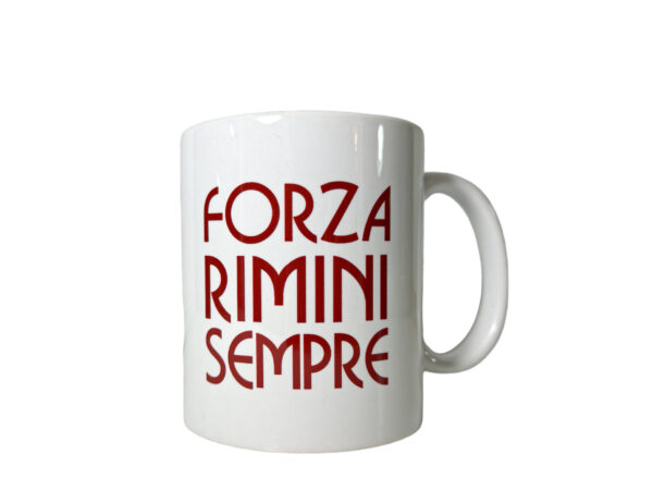 Tazza Bianca con inserto Rimini FC